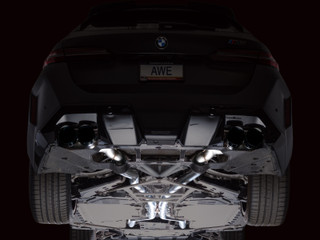 AWE BMW G90/G99 M5 Touring Edition Catback Exhaust - Diamond Black Tips - 3015-43790 Photo - Mounted