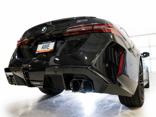 AWE BMW G90/G99 M5 Touring Edition Catback Exhaust - Diamond Black Tips - 3015-43790 Photo - Mounted
