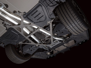 AWE BMW G90/G99 M5 Track Edition Catback Exhaust - Diamond Black Tips - 3020-43790 Photo - Mounted