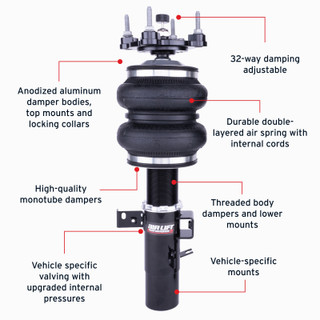 Air Lift Performance 20-24 Toyota GR Supra / 19-24 BMW Z4 (G29) Air Suspension Front Kit - 76012 Features and Benefits