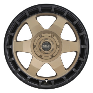 Weld Off-Road Ridge 17x9 - 5x114.3 / 5x127 BP - ET-12 - 78.1mm CB - Satin Bronze Wheel (Black Ring) - W15079026450 Photo - Primary