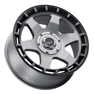 Weld Off-Road Ridge 20x9 - 8x170 BP - ET0 - 125.1mm CB - Satin Gunmetal Wheel (Black Ring) - W15109017500 Photo - Primary