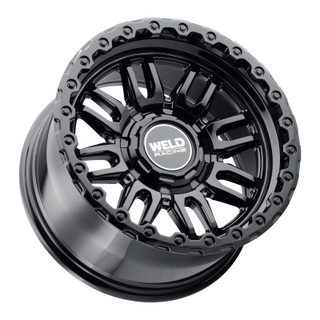 Weld Off-Road Swift 17x9in - 5x114.3 / 5x127 BP - ET-12 - 78.1mm CB - Gloss Black Wheel & Ring - W18479026450 Photo - Primary
