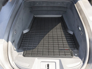 WeatherTech 25-26 Cadillac Escalade IQ Behind 2nd Row Cargo Liners - Black - 401840 Photo - Mounted