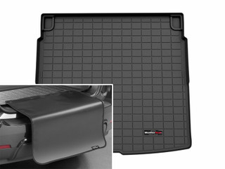 WeatherTech 25-25 Audi Q5 Trunk Cargo Liner w/Bumper Protector - Black - 401884SK Photo - Primary