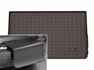WeatherTech 25-26 Ford Expedition Max Trunk Cargo Liner w/Bumper Protector 2pc - Cocoa - 431872SK Photo - Primary