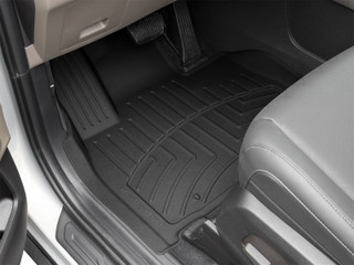 WeatherTech 25-26 Hyundai Carnival Hybrid 1st Row Front FloorLiner HP - Black - 4419111IM Photo - Mounted