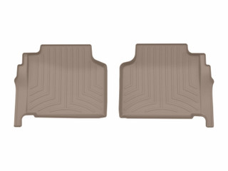 WeatherTech 25-26 Cadillac Escalade 2nd Row Rear FloorLiner - Tan - 4516329 Photo - Primary