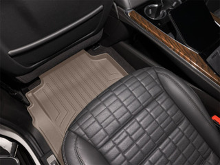 WeatherTech 25-26 Cadillac Escalade 2nd Row Rear FloorLiner - Tan - 4516329 Photo - Mounted