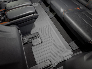 WeatherTech 25-26 Lincoln Navigator 2nd Row Rear FloorLiner 2pc - Grey - 4619488 Photo - Mounted