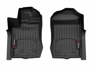 WeatherTech 24-25 Ford Ranger 1st Row Front FloorLiner for Vinyl Floors - Black - 4418921V Photo - Primary