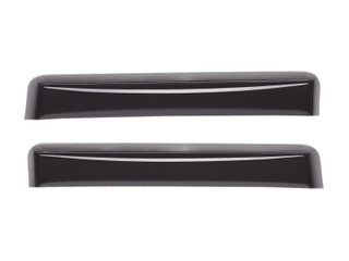 WeatherTech 04-14 Ford F-150/10-14 Ford F-150 SVT Raptor Front Window Deflectors - Matte Black - 80697IMB Photo - Unmounted