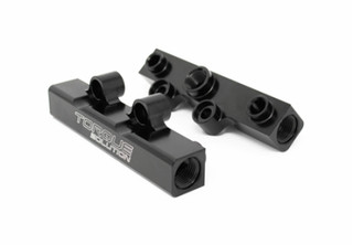 Torque Solution Top Feed Fuel Rails: 02-14 Subaru WRX / 07-18 STI - Black - TS-SU-400BK.2 Rails
