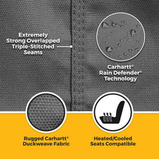 Covercraft 24-25 Toyota Tacoma Carhartt SeatSaver Custom Seat Cover - Gravel - SSC2615CAGY Photo - out of package