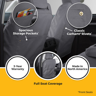 Covercraft 24-25 Toyota Tacoma Carhartt SeatSaver Custom Seat Cover - Gravel - SSC2615CAGY Photo - out of package
