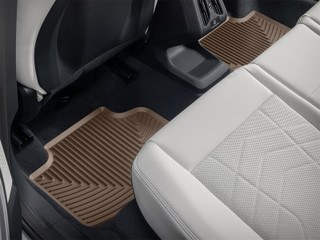 WeatherTech 16-26 BMW X1 28i / 18-26 BMW X2 28i Rear All-Weather Floor Mats - Tan - W776TN Photo - Mounted