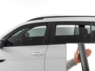 WeatherTech 18-26 Volkswagen Atlas Front & Rear Side Window Deflectors - Matte Black - 82923IMB Photo - Primary