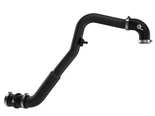 aFe BladeRunner 2in to 2-1/2in Aluminum Hot Charge Pipe Black Ford F-150 24-26 V6-2.7L (tt) - 46-20788-B Photo - Unmounted