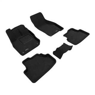 3D MAXpider 22-26 Audi A3/S3/RS3 Elegant 1st & 2nd Row Floor Mat - Black (5pc) - L1AD06804709 Photo - Primary