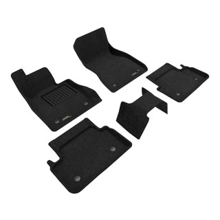 3D MAXpider 24-26 BMW 5 Series (G60) Elegant 1st & 2nd Row Floor Mat - Black (5pc) - L1BM15304709 Photo - Primary