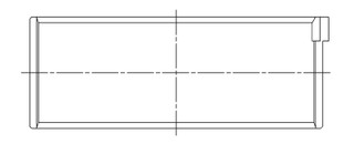 ACL Honda F20C/F22C / 97-01 H22A4 Standard Size High Performance Rod Bearing Set - 4B1912H-STD Technical Drawing