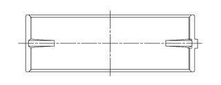 ACL Acura B17A1/B18A1/B18B1 / B18C1/B18C5 VTEC / Honda K20A3/K20A2/K24A 0.25mm Overzized High Perfor - 5M1959H-.25 Technical Drawing
