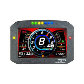 AEM CD-7 Carbon Flush Digital Dash Display - 30-5700F Photo - out of package