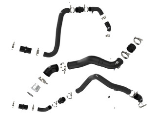 aFe BladeRunner 21-22 Ford F-150 Ecoboost V6-3.5L(tt) Aluminum Hot and Cold Charge Pipe Kit Black - 46-20514-B