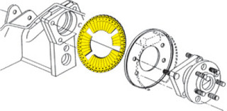 SPC Performance EZ Shim Dual Angle Camber/Toe Shim (Yellow) - 75600 Photo - Unmounted