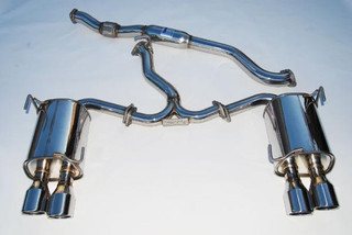 Invidia 11+ STI/WRX Sedan Only 76mm Q300 Stainless Steel Tip Cat-back Exhaust - HS11STIG3S Photo - Primary