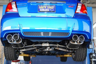 Invidia 11+ STI/WRX Sedan Only 76mm Q300 Stainless Steel Tip Cat-back Exhaust - HS11STIG3S Photo - Primary