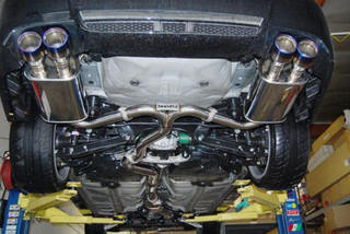 Invidia 11+ STI/WRX Sedan Only 76mm Q300 Titanium Tip Cat-back Exhaust - Installed