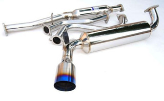 Invidia 88-91 Civic EF9 3DR 60mm (101mm tip) Titanium Tip Cat-back Exhaust - HS88HC3GTT Photo - Primary