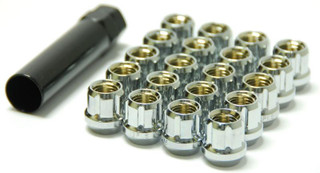 Wheel Mate Muteki Open End Lug Nuts - Chrome 12x1.50 - 31886C Photo - Primary
