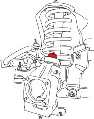 SPC Performance OFFSET BALLJOINT (1.0 deg.) - 23820 Photo - Unmounted
