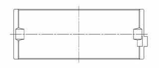 ACL Toyota 4AGE/4AGZE (1.6L) Standard Size High Performance Main Bearing Set - 5M1695H-STD Technical Drawing