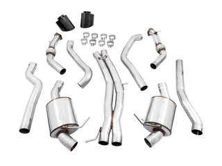 AWE Tuning Audi B9 RS5 Touring Edition Exhaust - w/ Diamond Black RS Tips - 3015-33108 Photo - out of package