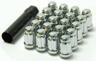 Wheel Mate Muteki Closed End Lug Nuts - Chrome 12x1.50 - 41886C Photo - Primary