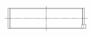 ACL 08+ Mitsubishi 4B11T Evo X Standard Size High Performance Rod Bearing Set - 4B1236H-STD Technical Drawing