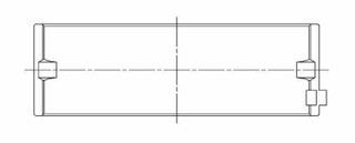 ACL 08+ Mitsubishi 4B11T Evo X Std Size High Perf Main Bearing Set - 5M1237H-STD Technical Drawing