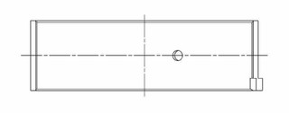 ACL Nissan VQ35DE 3.5L-V6 Standard Size High Performance w/ Extra Oil Clearance Rod Bearing Set - 6B2640HX-STD Technical Drawing