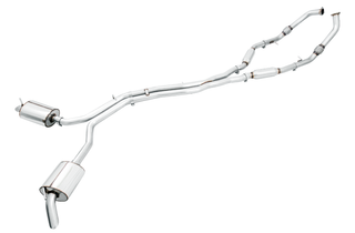 AWE Tuning Audi B9 SQ5 Resonated Touring Edition Cat-Back Exhaust - No Tips (Turn Downs) - 3015-31016 Photo - Primary