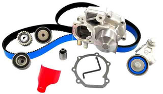 Gates Subaru 06-07 WRX & 04-10 STi & 05-09 LGT Perf Racing Timing Belt Component Kit w/ Water Pump - TCKWP328RB Photo - Primary