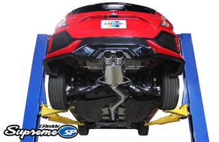 GReddy 2017+ Honda Civic Sport Hatchback 76mm Supreme SP Cat-Back Exhaust - 10158212 Photo - Primary