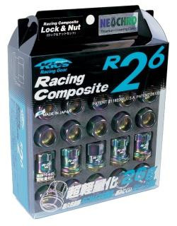 Project Kics 12X1.50 Black R26 Lug Nuts - 16+4 - 32876 Photo - Primary