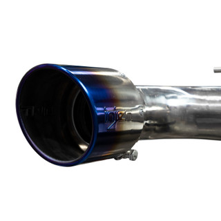 Injen 20-21 Toyota Supra 3.0L Turbo 6cyl SS Cat-Back Exhaust w/ Burnt Tips - SES2300TT Photo - Close Up
