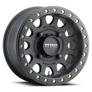 Method MR401 UTV Beadlock 15x7 5+2/+38mm Offset 4x136 106mm CB Matte Black w/BH-H24100 Wheel - MR40157047552B Photo - Primary