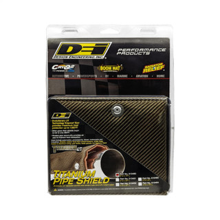 DEI Pipe Shield 6in w x 1ft - w/ Stainless Steel Clamps - Titanium - 10450 Photo - Unmounted