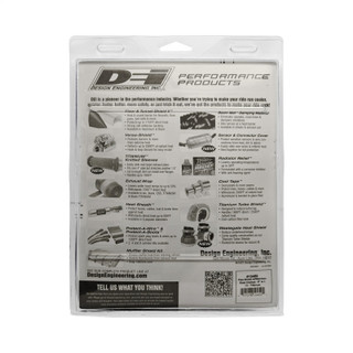 DEI Pipe Shield 6in w x 1ft - w/ Stainless Steel Clamps - Titanium - 10450 Photo - Unmounted