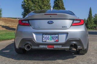 Perrin 2022 BRZ/GR86 Axle Back Exhaust SS (Single Side Exit w/Helmholtz Chamber) - PSP-EXT-368BR User 1